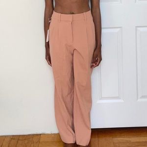 Aritzia Wilfred Effortless Pant in the
color Terracotta